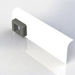 M-0355 | MOLDURA 3P SIEMENS/ FAME BRANCO LAB110 - MOL1313