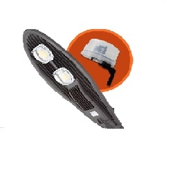 M-5159 | LUMINÁRIA LED ZETTA - 100W COM FOTOCÉLULA E DPS INCLUSO