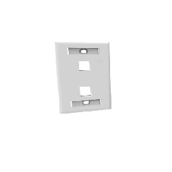 M-0309 | ESPELHO 4X2 PARA 2 SAÍDAS BRANCO