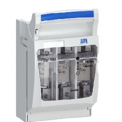 M-5164 | SECCIONADORA TRIPOLAR COM PORTA FUSIVEIS NH-00 EM LINHA ABERTURA SIMULTANEA DOS TRÊS POLOS 160A MODELO SL-160/33