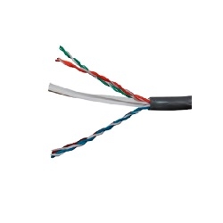 M-0814 | CABO UTP CAT6 XL 4P X 24 AWG CAT6 GELEADO PRETO