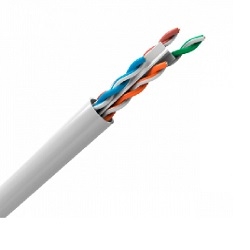 M-0143 | CABO UTP CAT6 ELETRÔNICO GIGALAN 23AWG X 4P U/UTP CINZA