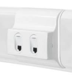 M-0235 | CAIXA PARA CANALETA DLP COM 3 POSIÇÕES