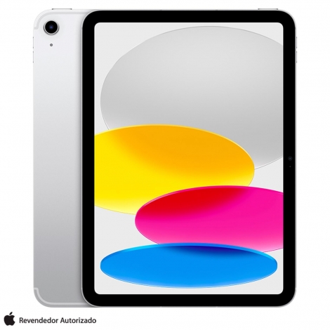 M-0969 | IPAD 10TH GENERATION A14 256 GB (IPAD DE 10,9 POLEGADAS WI‑FI + CELULAR 256 GB – PRATEADO)