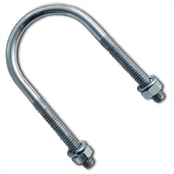 M-0563 | ABRAÇADEIRA TIPO U COM PORCA 1"