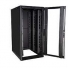 M-0414 | RACK PISO COM GUIAS LATERAIS C/ CHAVE 44U X 27" X 800MM PRETO